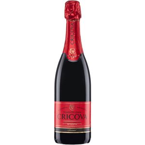 Vin spumant rosu demisec Cricova Traditional, alcool 13%, 0.75 l