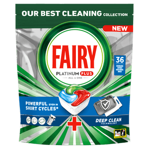 Detergent pentru masina de spalat vase Fairy Platinum Plus Deep Clean, 36 spalari