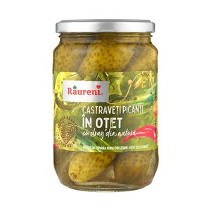 Castraveti picanti in otet Raureni, 680 g