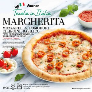 Pizza Margherita Auchan La Tavola, 390 g