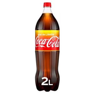 Bautura carbogazoasa Coca-Cola cu aroma de lamaie, 2 l