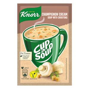 Supa instant de ciuperci cu crutoane Knorr, 15 g