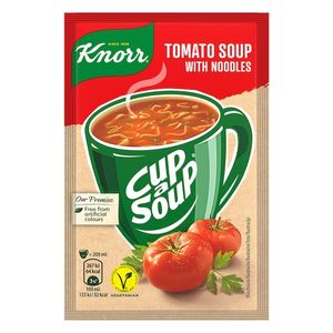 Supa instant de rosii cu taitei Knorr, 19 g