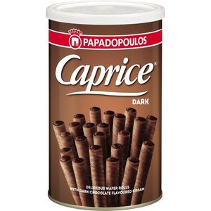 Rulou napolitana Caprice cu ciocolata neagra, 115 g