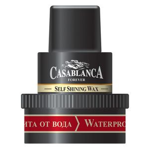 Crema solida pentru pantofi Casablanca, negru, 50 ml