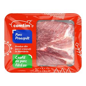 Ceafa de porc fara os Comtim , +/- 1 kg