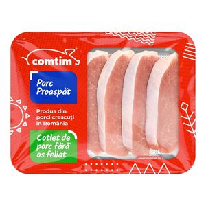 Cotlet de porc fara os Comtim, feliat, +/- 1.2 kg