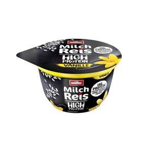 Orez cu lapte Muller High Protein cu aroma de vanilie, 180 g