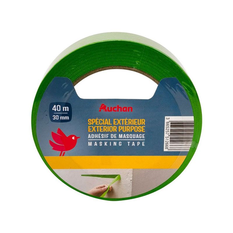 banda-mascare-pentru-exterior-auchan-30-mm-40-m-verde