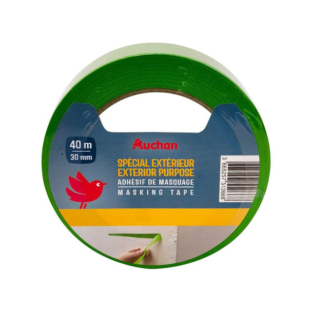 banda-mascare-pentru-exterior-auchan-30-mm-40-m-verde