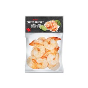 Creveti prefierti cu codite 16/20 Auchan, congelati, 300 g