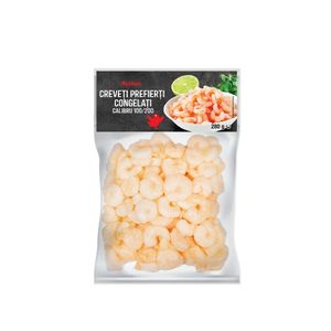 Creveti prefierti cu codite 100/200 Auchan, congelati, 350 g