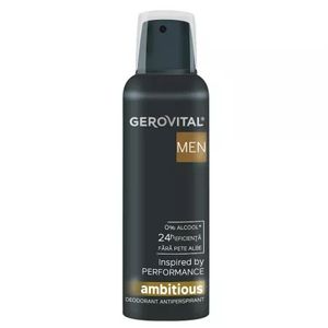 Deodorant antiperspirant Gerovital Men Ambitious, 150 ml
