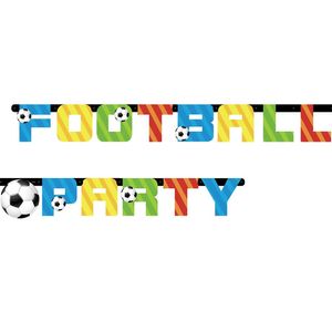 Ghirlanda de carton Fotbal Party, 160 cm, multicolor