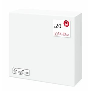 Servetele de masa Actuel, 2 straturi, 25 servetele, 33 x 32.5 cm