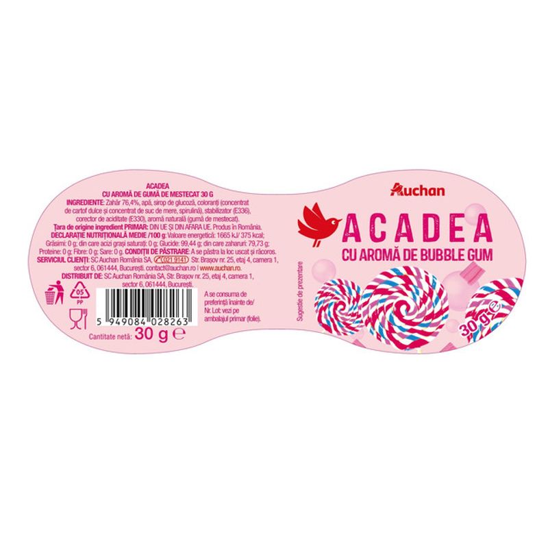 acadea-auchan-cu-aroma-de-guma-de-mestecat-30-g