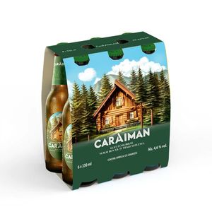 Bere blonda Caraiman, alcool 4.6%, sticla, 6 x 0.33 l