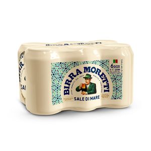 Bere blonda Birra Moretti Sale Di Mare, doza, 6 x 0.33 l