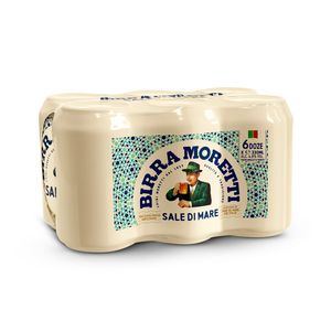 Bere blonda Birra Moretti Sale Di Mare, doza, 6 x 0.33 l