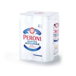 Bere blonda Peroni, doza, 4 x 0.5 l