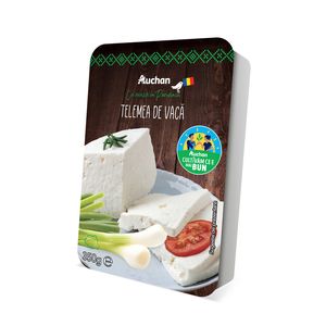 Telemea de vaca Auchan La Masa in Romania, 350 g