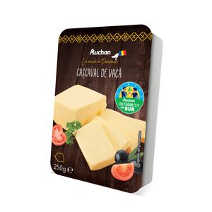 Cascaval de vaca Auchan La Masa in Romania, 250 g