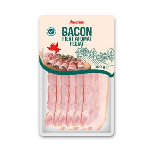 Bacon afumat feliat Auchan, 100 g