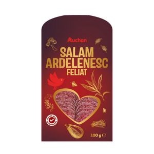 Salam Ardelenesc feliat Auchan, 100 g