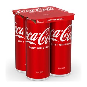 Bautura carbogazoasa Coca-Cola, 4 x 0.33 l