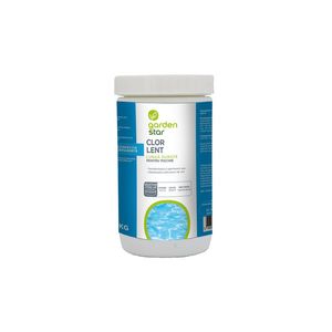 Clor lent lunga durata Garden Star, pentru piscine, 1 kg