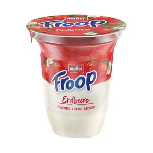 Iaurt cu capsuni Muller Froop, 150 g