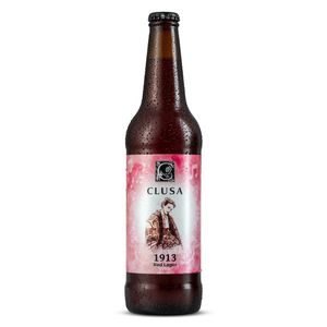 Bere artizanala Clusa Red Lager, sticla, 0.5 l