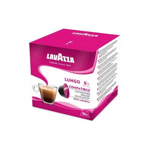 Capsule cafea Lavazza Lungo, compatibile Dolce Gusto, 16 capsule