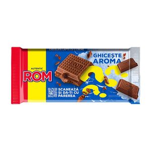 Ciocolata Rom Autentic Ghiceste Aroma, 80 g