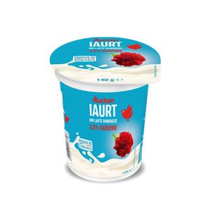 Iaurt natur Auchan, 3.5% grasime, 140 g