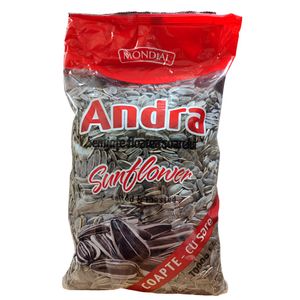 Seminte pestrite de floarea soarelui Andra, coapte si sare, 1 kg