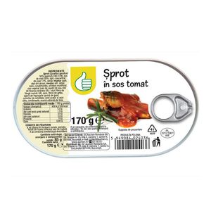 Sprot in sos tomat Pouce 170 g