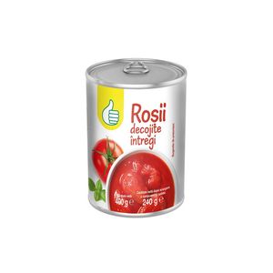 Rosii decojite intregi Auchan, 400 g