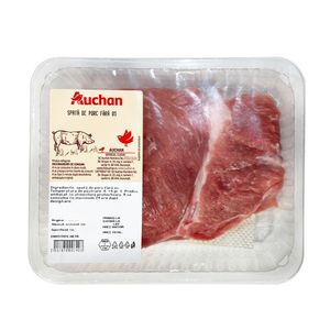 Spata de porc fara os Auchan, +/- 800g