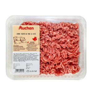 Carne tocata de porc si vita Auchan, 500 g