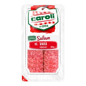 Salam de vara uscat si feliat Caroli, 100 g