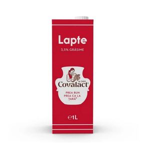 Lapte de consum integral Covalact, 3.5% grasime, 1 l