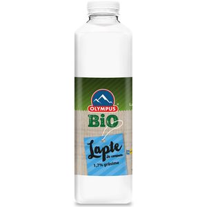 Lapte de consum semidegresat BIO Olympus, 1.7% grasime, 1 l