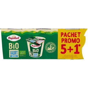 Iaurt BIO Napolact, 3.8% grasime 6 x 140 g