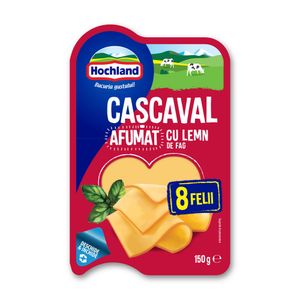 Cascaval afumat feliat Hochland, 150 g