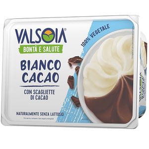 Inghetata vegetala din soia Valsoia, vanilie si cacao, 500g