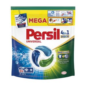 Detergent capsule pentru rufe Persil 4 in 1 Discs Universal, 54 spalari