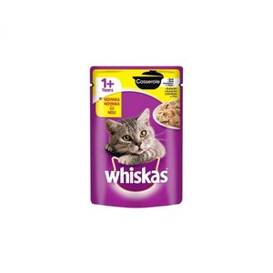 Hrana umeda pentru pisici adulte Whiskas Casserole, pui, 85 g