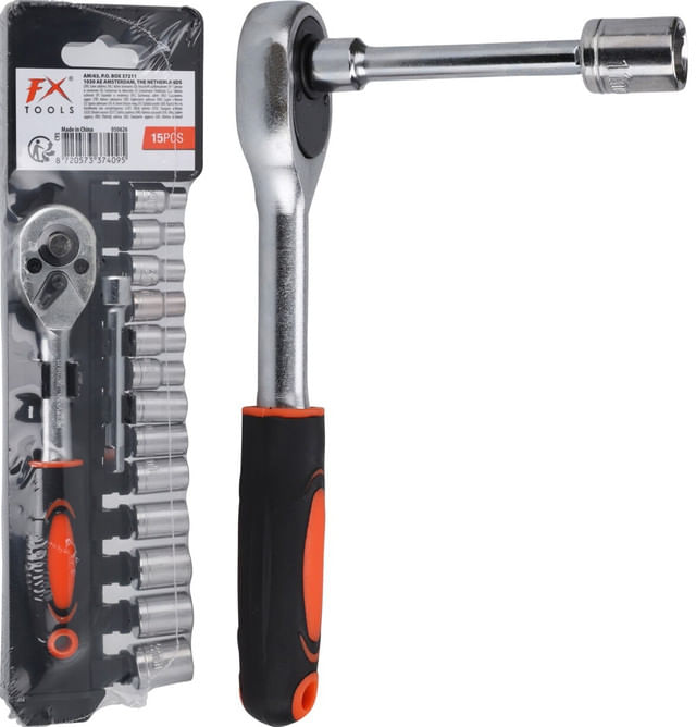 trusa-chei-tubulare-cu-clichet-si-adaptor-fx-tools-otel-carbon-negru-15-piese