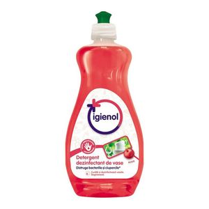 Detergent dezinfectant de vase Igienol, cu aroma de rodie, 500 ml